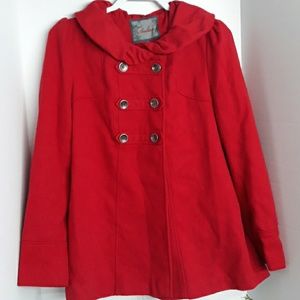 Sold **Red Ambition swing coat, Vintage look